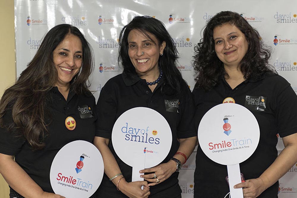 Mamta and her Smile Train India team members