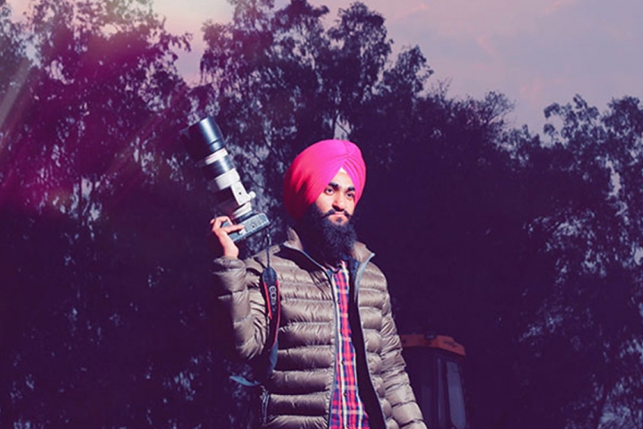 Harkirat with camera